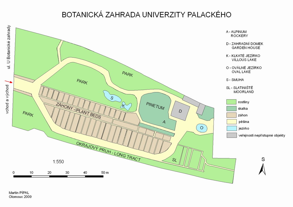 Botanická zahrada UP